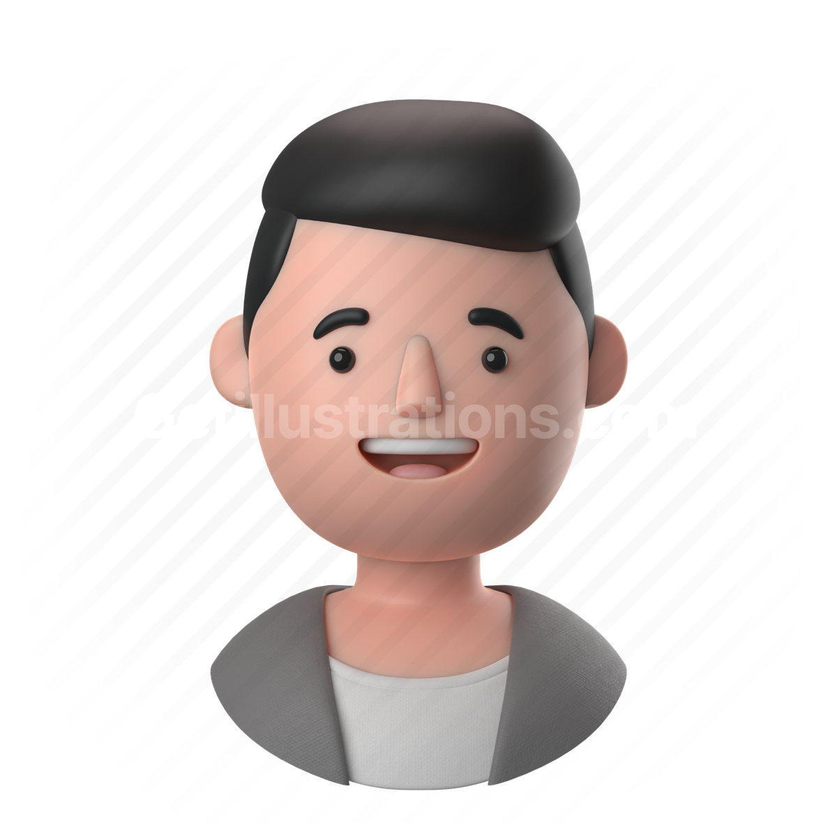 Download 3D Avatar illustrations library