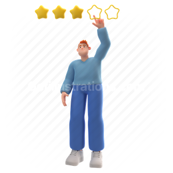 rating, review, ratings, stars, man, male, person, boy