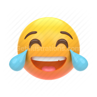 emoticon, emoji, sticker, face, laughing, crying, laugh, cry, center