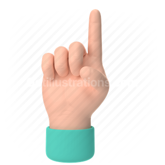 emoticon, emoji, sticker, gesture, up, finger, hand, light