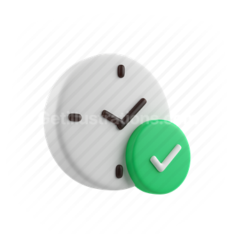 clock, time, timer, confirm, checkmark, check, deadline