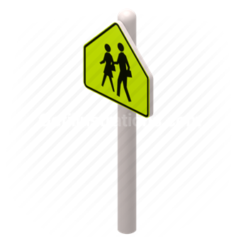 crossing, map, sign, signage, navigation, road, street