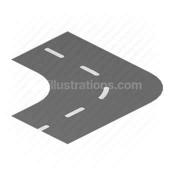 map, turn, uturn, asphalt, road, street, drive, navigation