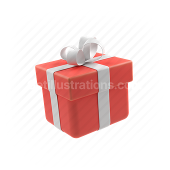 present, gift, shipping, delivery, box, package