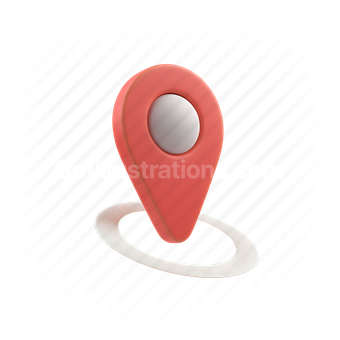 marker, pin, destination, map, gps, locate