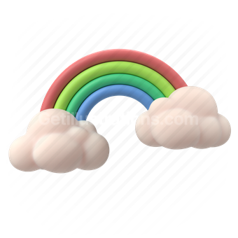 temperature, climate, forecast, environment, rainbow, cloud, clouds, cloudy