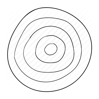 circle, swirl, abstract, shape, bullseye