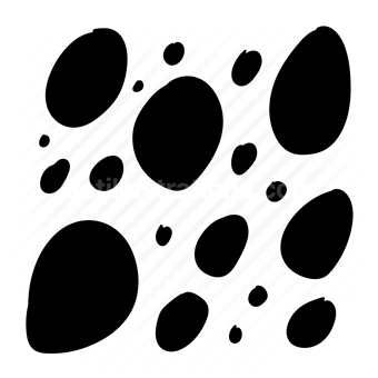 dots, polka, shapes, abstract, droplets