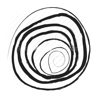 shape, chalk, sharp, circular, circle, swirl