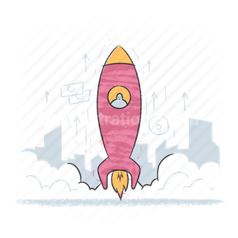 startup, start up, profit, increase, launch, rocket