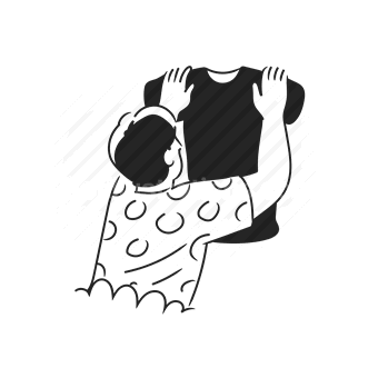 dance, dancer, polka dots, motion, movement