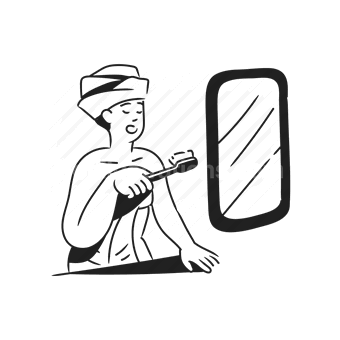 self-care, mirror, reflection, personal development
