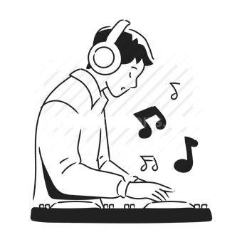 music, dj, audio, headphones, technology