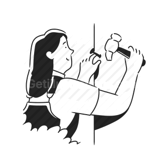 selfie, smartphone, woman, technology