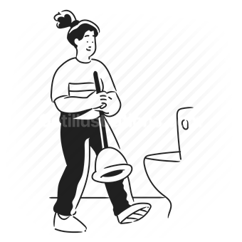 bathroom, plumber, toilet, repair, maintenance