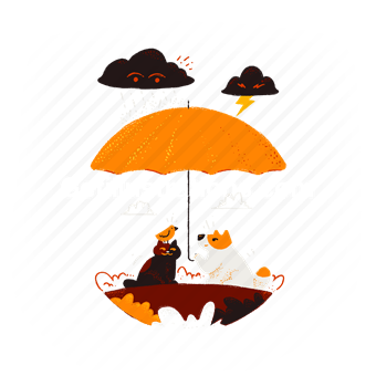 protection, insurance, shield, rain, umbrella, friendship