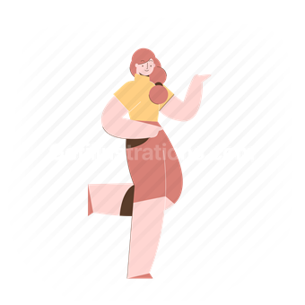 gesture, casual lady, woman, female, person