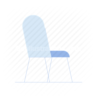chair, dining chair, seat, furniture, furnishing, interior decor