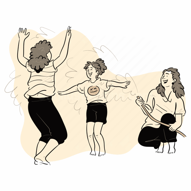 Dance, Celebration, Community, Vector illustration