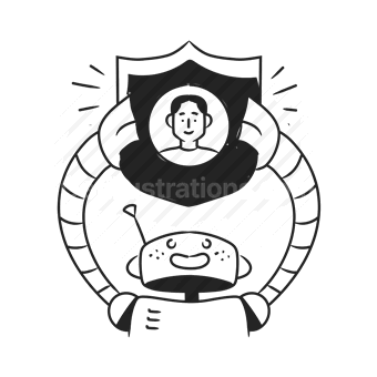 character, illustration, cute, happy, smiling