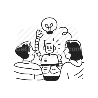 collaboration, teamwork, brainstorming, group discussion