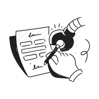 document, pen, signature, contract