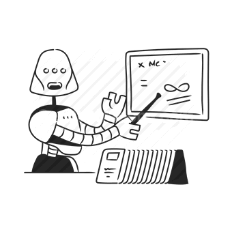 robot, math, teaching, problem solving, education