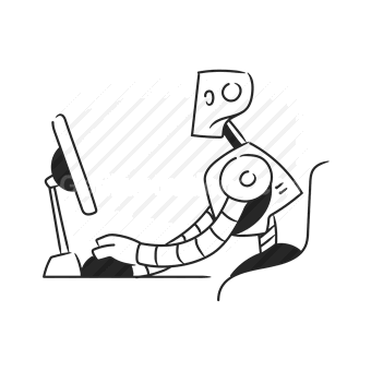 work, relaxation, leisure, Vector illustration