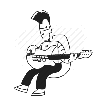 guitar, musician, performance, entertainment
