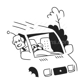 car accident, emergency, breakdown, vehicle, damage