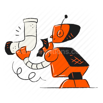 robot, technology, futuristic, machine, sci-fi