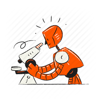 robot, technology, innovation, engineering, Vector illustration