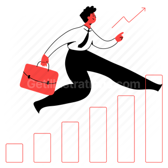 increase, arrow, upwards, up, profit, graph, chart, promotion, salary