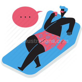 chat, message, text, mobile, device, smartphone, chatting, man, leisure