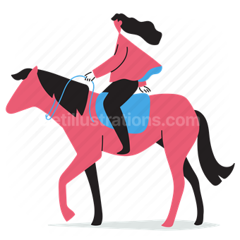 woman, horse, riding, ride, animal, animals, woman, sport