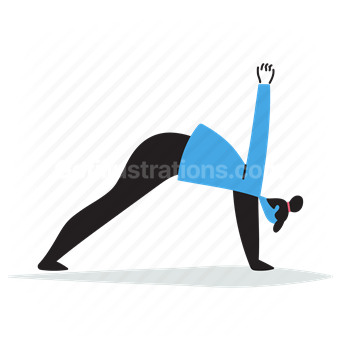 yoga, pose, poses, people, person, lunge, arms, raise