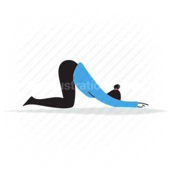 yoga, pose, poses, people, person, puppy, bend