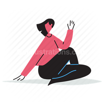 yoga, pose, poses, people, person, seated, twist
