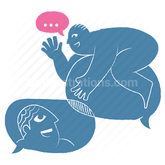 Communication, Dialogue, Interaction, Vector illustration