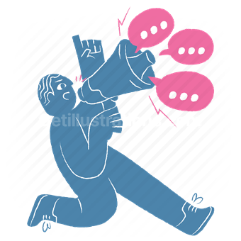 Communication, Dialogue, Negotiation, Vector illustration