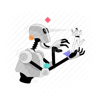 robot, artificial intelligence, robotic, automatic, smartphone, device