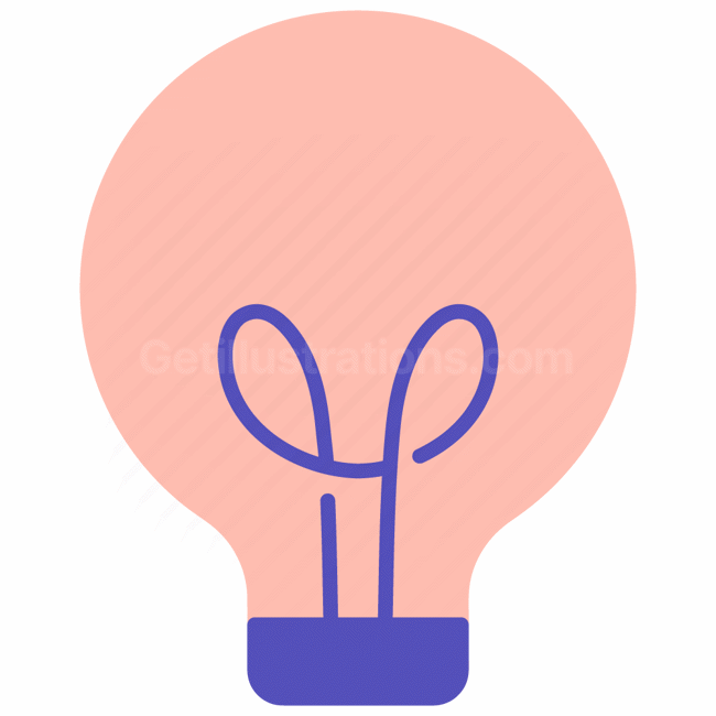 lightbulb, light, idea, thought, flash, lighting