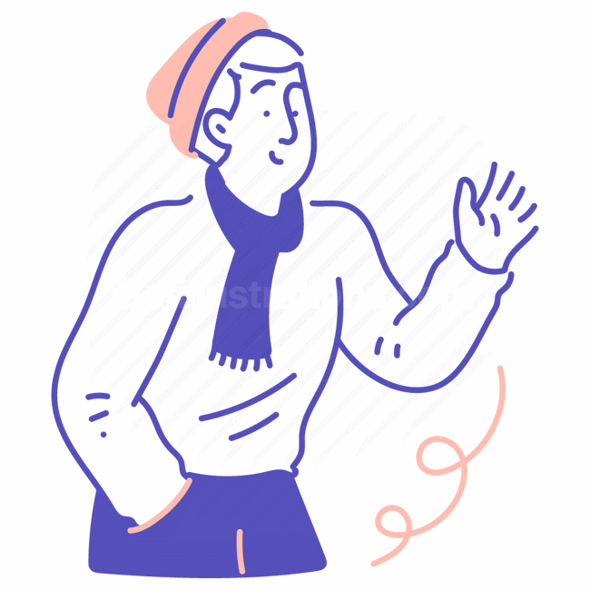 people, character, person, hat, beanie, scarf, man, male