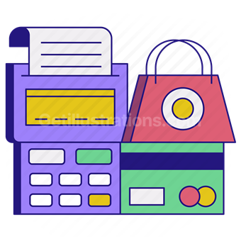 shopping, shop, store, bag, credit card, debit card, payment, method, receipt