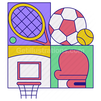 sport, activity, basketball, tennis, soccer, football, glove, boxing