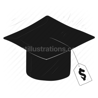 graduation, graduate, payment, money, dollar, debt, student, loan
