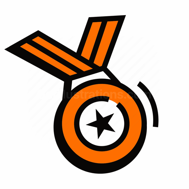 award, badge, achievement, success, Vector illustration