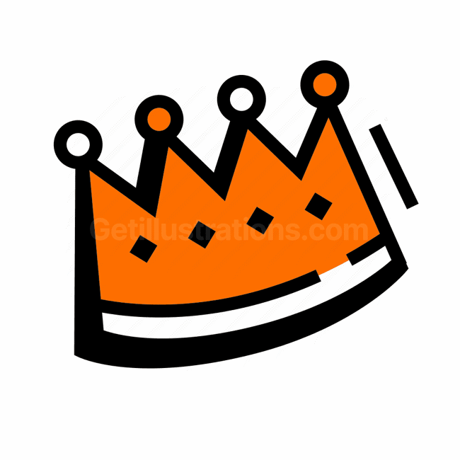 crown, royalty, leadership, achievement, Vector illustration