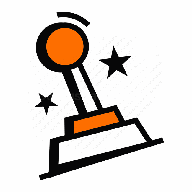 trophy, achievement, award, success, Vector illustration