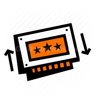 rating, stars, quality, review, Vector illustration